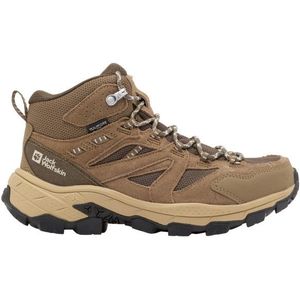 Jack Wolfskin Womens Vojo Tour Texapore Mid Wandelschoenen (Dames |bruin/beige |waterdicht)