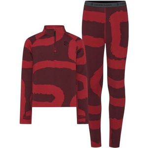 Didriksons - Yotta - Thermisch Ondergoedset - Donkerrood - Junior