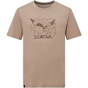 Salewa Eagle Geometric T-Shirt Sportshirt (Heren |beige)