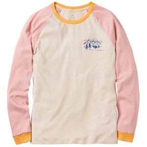 Passenger Womens Riser Recycled Cotton L/S T-Shirt Longsleeve (Dames |beige)