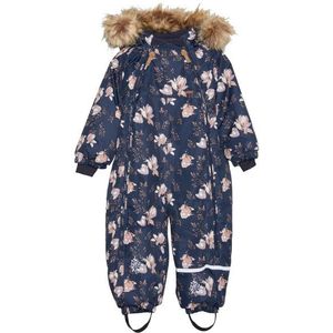 Minymo Kids Snow Suit AOP Overall (Kinderen |blauw |waterdicht)