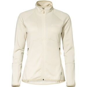 Vaude Womens Monviso Fleece Full Zip Jacket II Fleecevest (Dames |wit/beige)