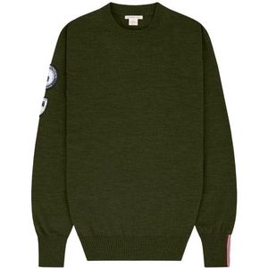 Amundsen Sports Amundsen Peak Crew Neck Merinotrui (Heren |olijfgroen)