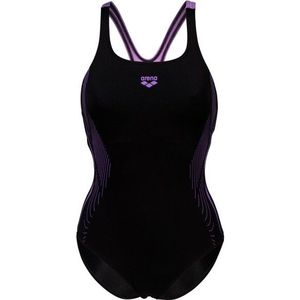 Arena Womens Swimsuit Swim Pro Back Graphic Badpak (Dames |zwart)