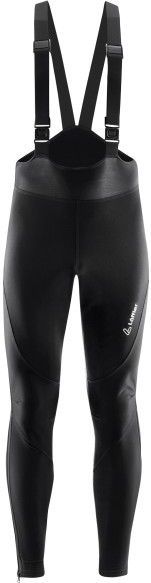 Löffler Warm-Up Bib Tights Airblocc Warm Langlaufbroek (Heren |zwart)