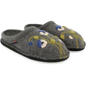 Haflinger Womens Viola Pantoffels (Dames |grijs)