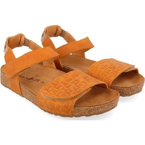 Haflinger Womens Ellie Sandalen (Dames |oranje/bruin)