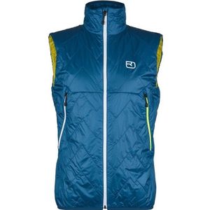 Ortovox Swisswool Piz Vial Vest Wollen bodywarmer (Heren |blauw)