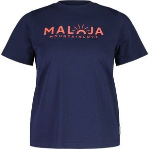 Maloja Womens HörnleM T-shirt (Dames |blauw)