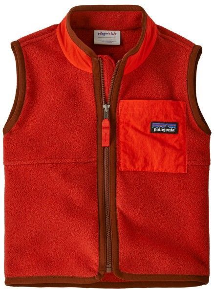 Patagonia Kids Baby Synch Vest Fleecebodywarmer (Kinderen |rood)