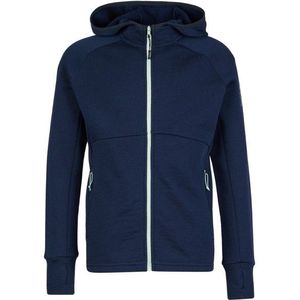 Stoic Kids MerinoFleece240 StorforsSt Zip Hoody Merinohoodie (Kinderen |blauw)