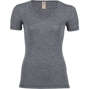 Engel Natur - T-shirt - Korte Mouw - Lichtgrijs - 100% Bio Merino Wol