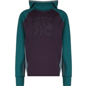 Stoic Kids Merino260 StadjanSt Hoody Merinohoodie (Kinderen |grijs/blauw)