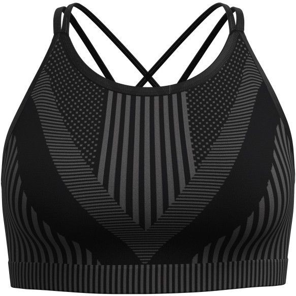 Smartwool - Womens Intraknit Strappy Bra - Sportbeha - Zwart