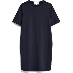 Jerseyjurken - Effen - Jersey - Kwartmouw - Knielengte