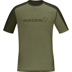 Norrona Falketind Equaliser Merino T-Shirt Merinoshirt (Heren |olijfgroen)