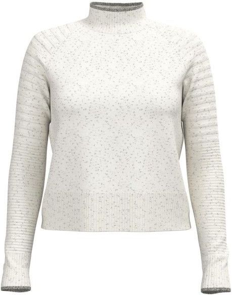 Smartwool - Edgewood Mock Neck - Merinotrui - Wit
