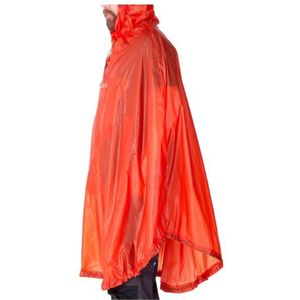 Expedbrand - Bike + Hike Poncho - Dark Lava - Waterdicht - Reflecterende Elementen
