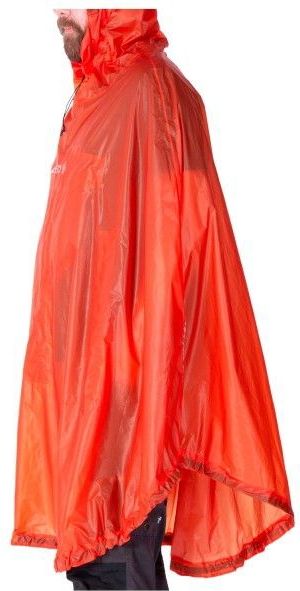 Expedbrand - Bike + Hike Poncho - Dark Lava - Waterdicht - Reflecterende Elementen