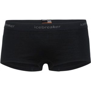 Icebreaker Womens 200 Oasis Boy Shorts Merino-ondergoed (Dames |zwart)
