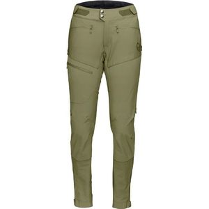 Norrona Womens Fjora Flex1 Pants Fietsbroek (Dames |olijfgroen)