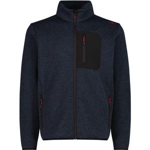 CMP Jacket Jacquard Knitted 35H1767 Fleecevest (Heren |blauw)