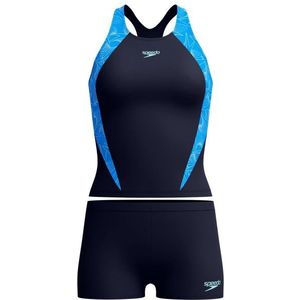 Speedo Womens Hyperboom Splice Tankini Set Tankini (Dames |blauw)