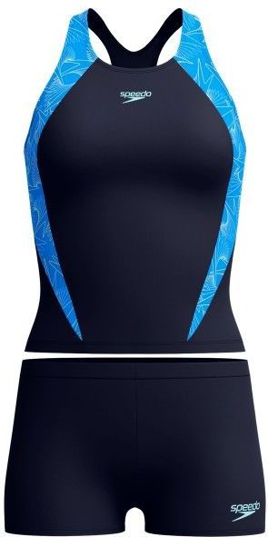 Tankini badpak Hyperboom SPEEDO.  materiaal. Maten 38 FR - 36 EU. Blauw kleur