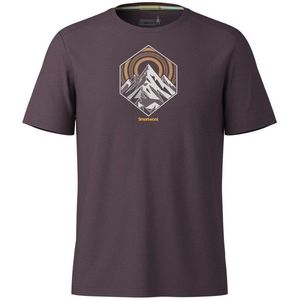 Smartwool Peak Energy Active Short Sleeve Graphic Shirt Merinoshirt (Heren |grijs)