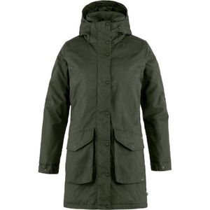 Fjällräven Womens Högvilt Jacket Lange jas (Dames |olijfgroen |waterdicht)