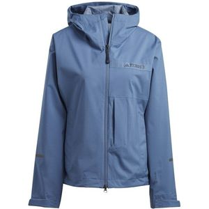 adidas Terrex Womens Terrex Multi RainRDY 25 Jacket Regenjas (Dames |blauw |waterdicht)