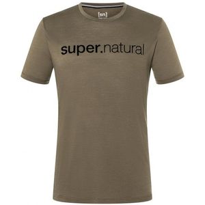 supernatural 3D Signature Tee Merinoshirt (Heren |grijs/bruin)