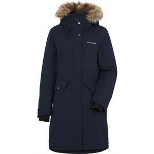 Didriksons Womens Erika Parka 3 Lange jas (Dames |blauw |waterdicht)