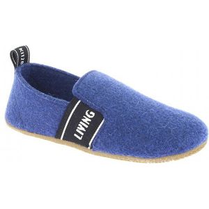 Living Kitzbühel T-Model Vilt & LK Belettering No 3645 Pantoffels (blauw)