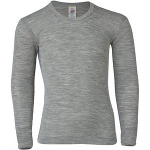 Engel - Kinder Onderhemd L/S - Merino-ondergoed - Grijs