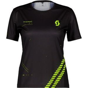Scott Womens RC Run S/S Hardloopshirt (Dames |zwart)