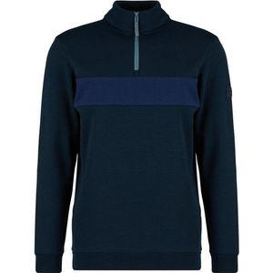 Stoic MerinoFleece335 MMXX Lulea II Half Zip Merinotrui (Heren |blauw)