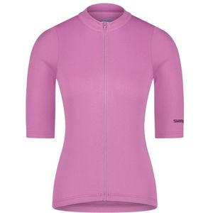 Shimano Womens Elemento Short Sleeves Jersey Fietsshirt (Dames |roze)