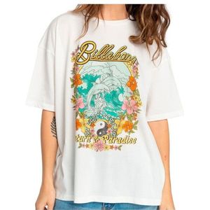Billabong Womens Return To Paradise S/S T-shirt (Dames |wit)
