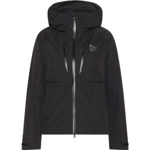 Didriksons Womens Indus Jacket 3 Regenjas (Dames |zwart |waterdicht)