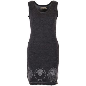 Albmerino Womens T-Kleid Schäfchen Jurk (Dames |grijs)