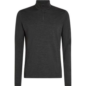 Icebreaker - 200 Merinofine Ace L/S Half Zip - Merino-ondergoed - Zwart