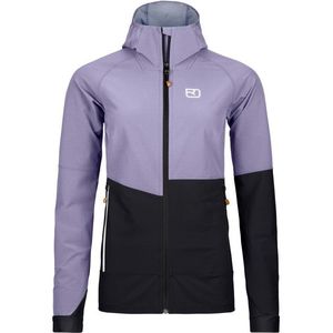 Ortovox Womens Punta Berrino Hooded Jacket Softshelljack (Dames |purper/zwart)