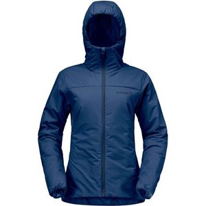 Norrona Womens Femund Thermo60 Zip Hood Synthetisch jack (Dames |blauw)