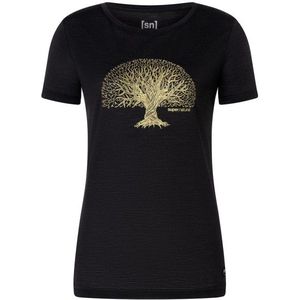 supernatural Womens Tree of Knowledge Tee Merinoshirt (Dames |zwart)