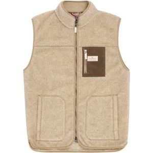 Amundsen Sports Heroes Wool Fleece Vest Fleecebodywarmer (Heren |beige)