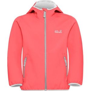 Jack Wolfskin - Fourwinds Jacket - Softshelljack - Sunset Coral - Kinderen