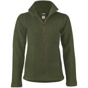 Engel Womens Jacke Tailliert Wollen vest (Dames |olijfgroen)