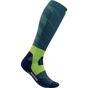 Bauerfeind Sports Womens Trail Run Compression Socks Hardloopsokken (Dames |blauw)