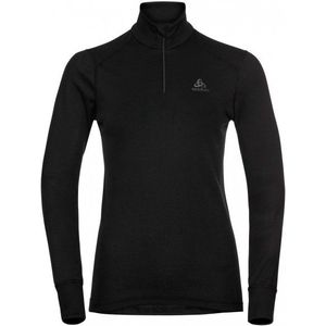 Ondershirt Odlo Women BL Top Turtle Neck LS Half Zip Active W Black